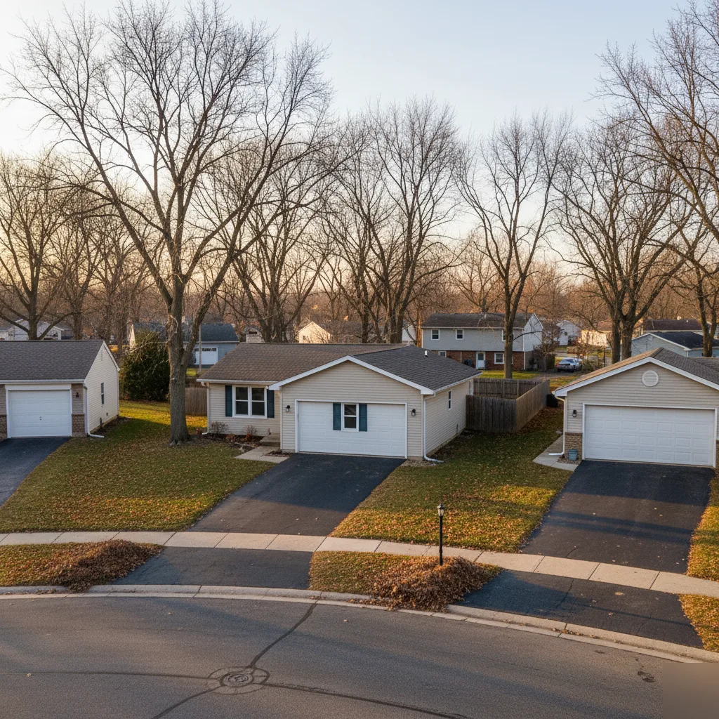 Brownsburg neighborhood context for a converted garage and its resale impact