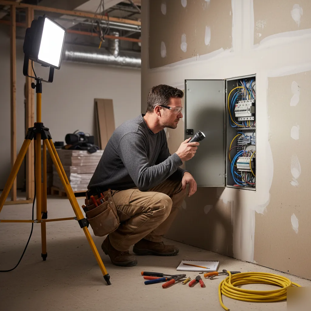 Electrical inspection as a delay factor in a home office remodel