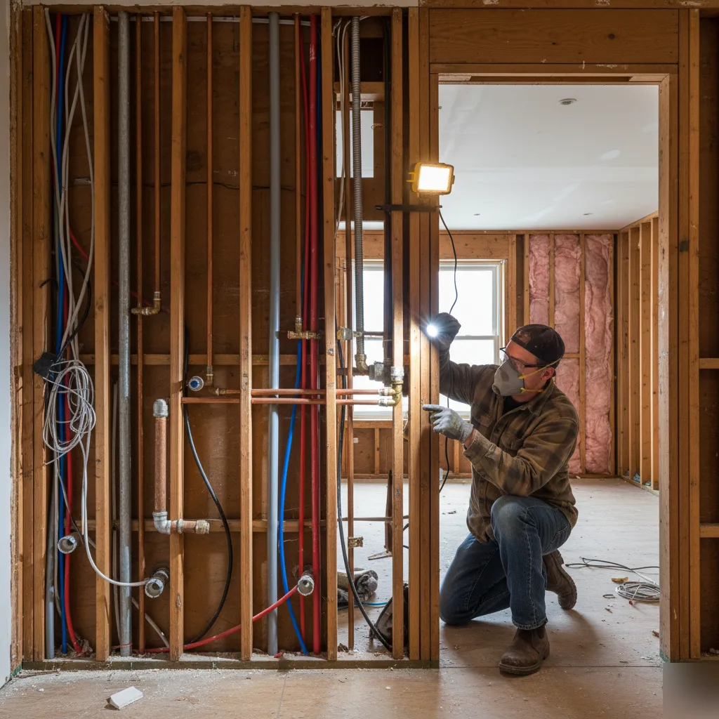 Hidden plumbing and electrical costs during a kitchen remodel in Brownsburg