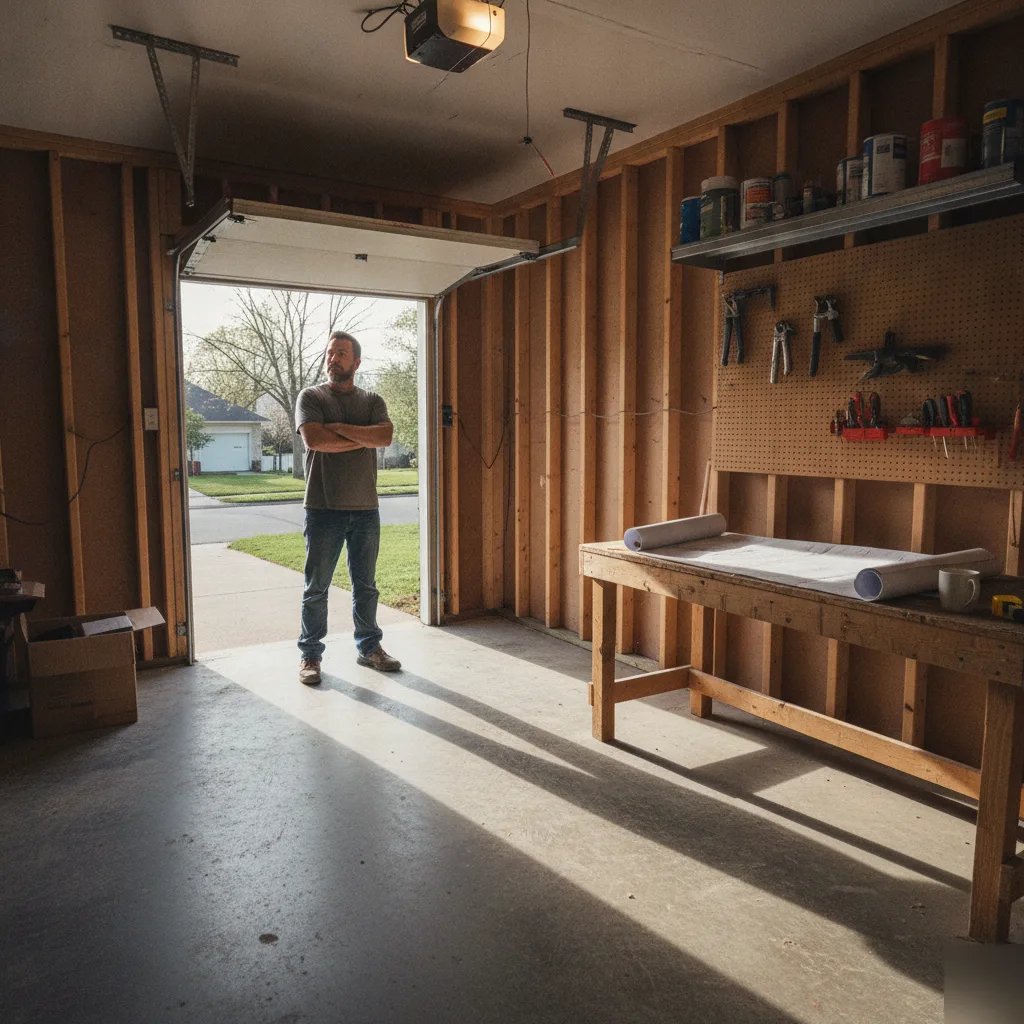 Garage conversion permit planning for a Brownsburg, IN home