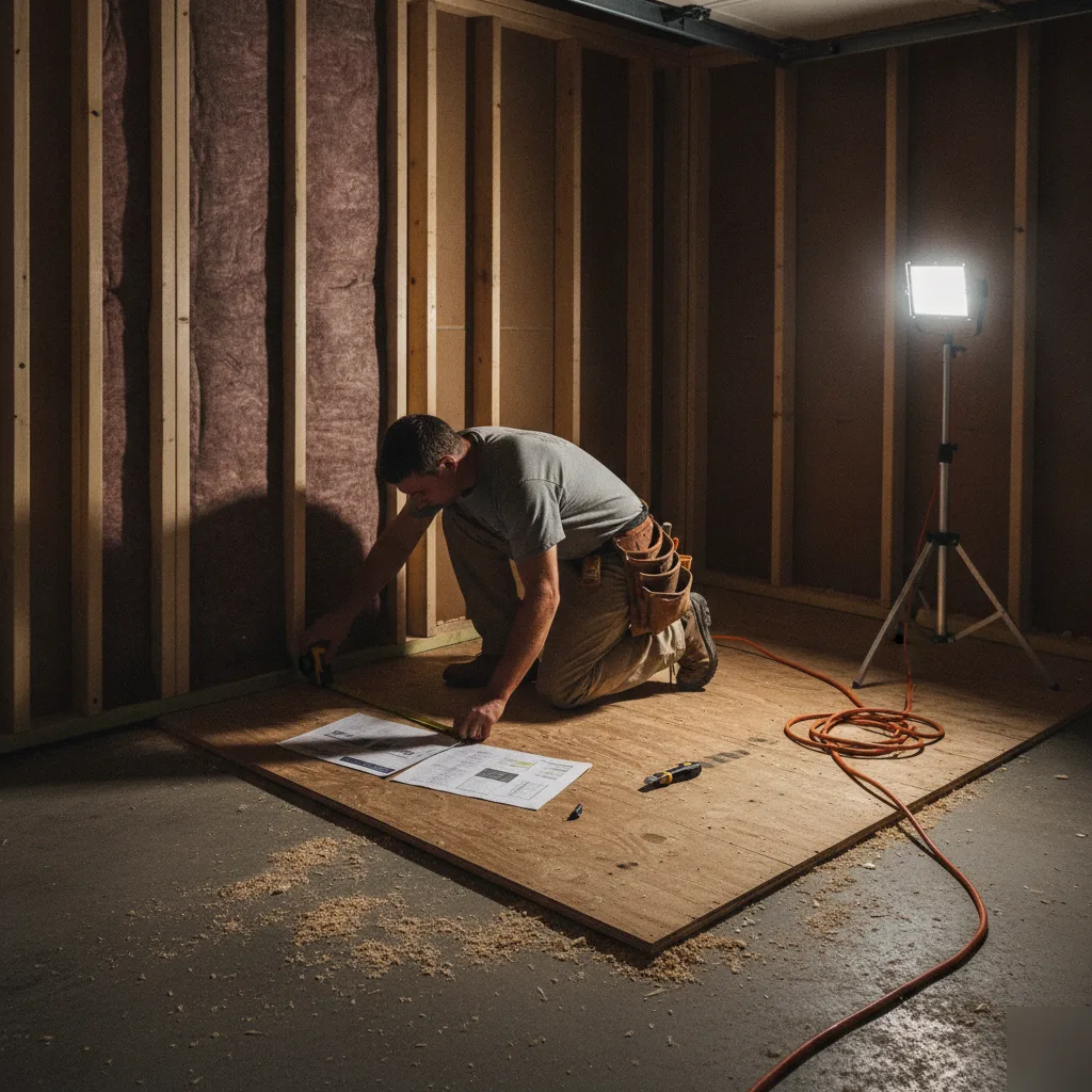 Indiana building code framing inspection for a garage conversion