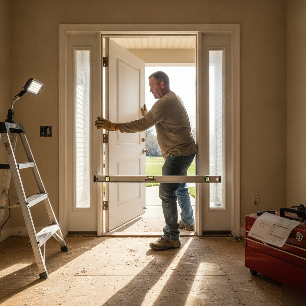 Door installation permitted entryway brownsburg
