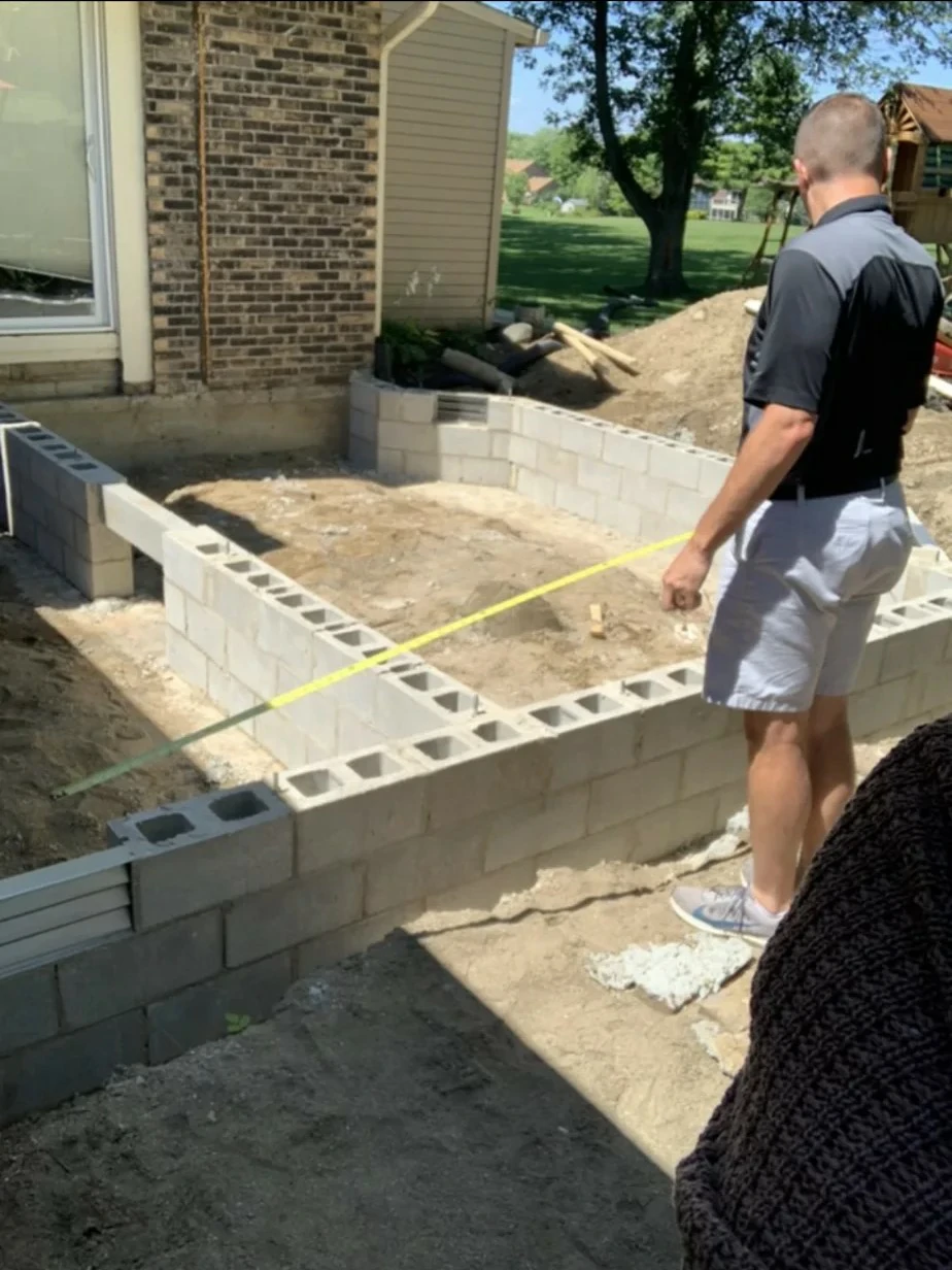Custom home construction project