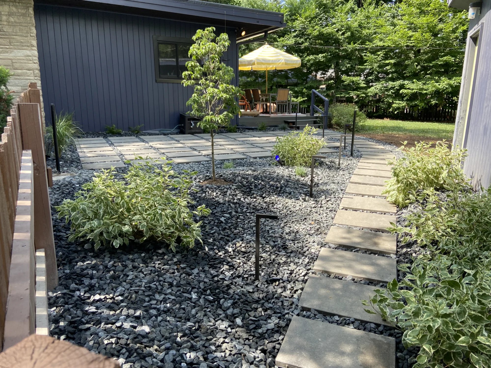 Hadley home — landscaping complete