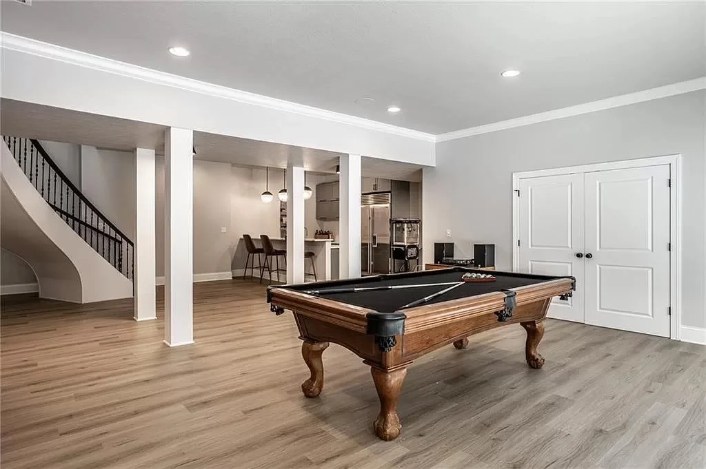 Holiday home — basement after finish