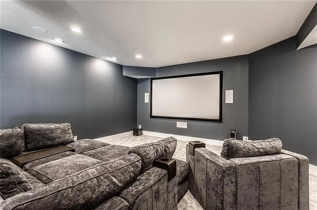 Holiday home — media room detail
