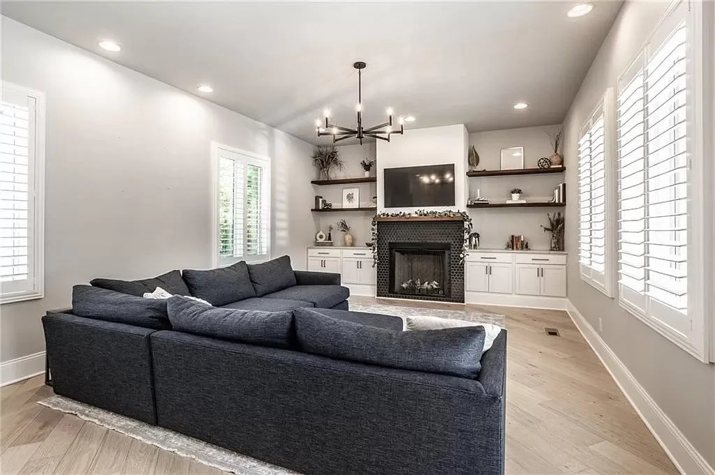 Holiday home — living room after renovation