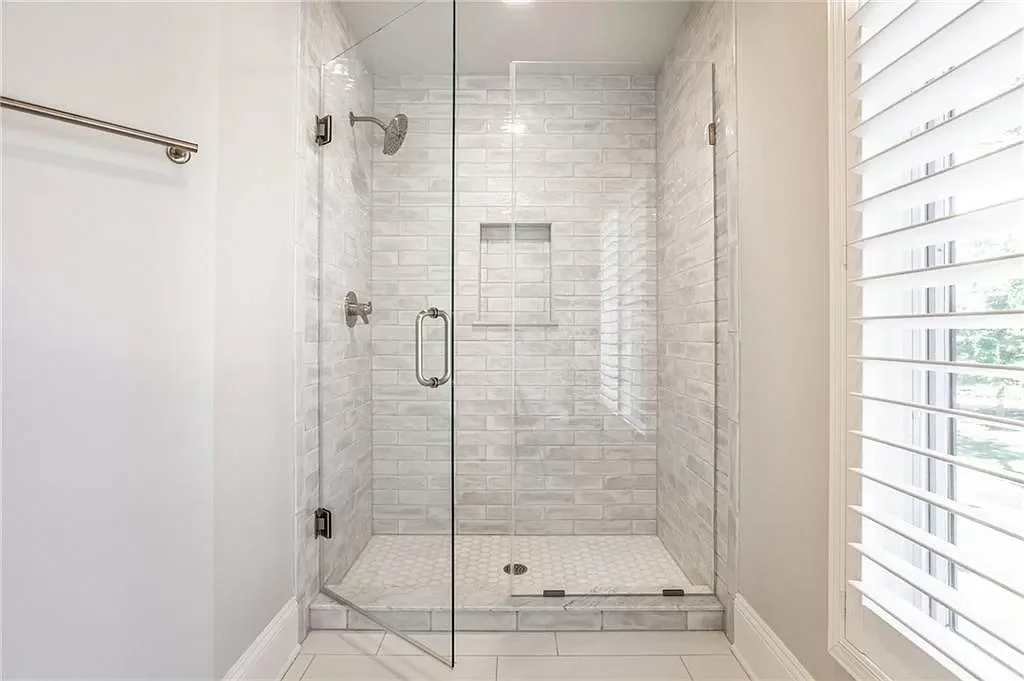 Holiday home — custom shower after