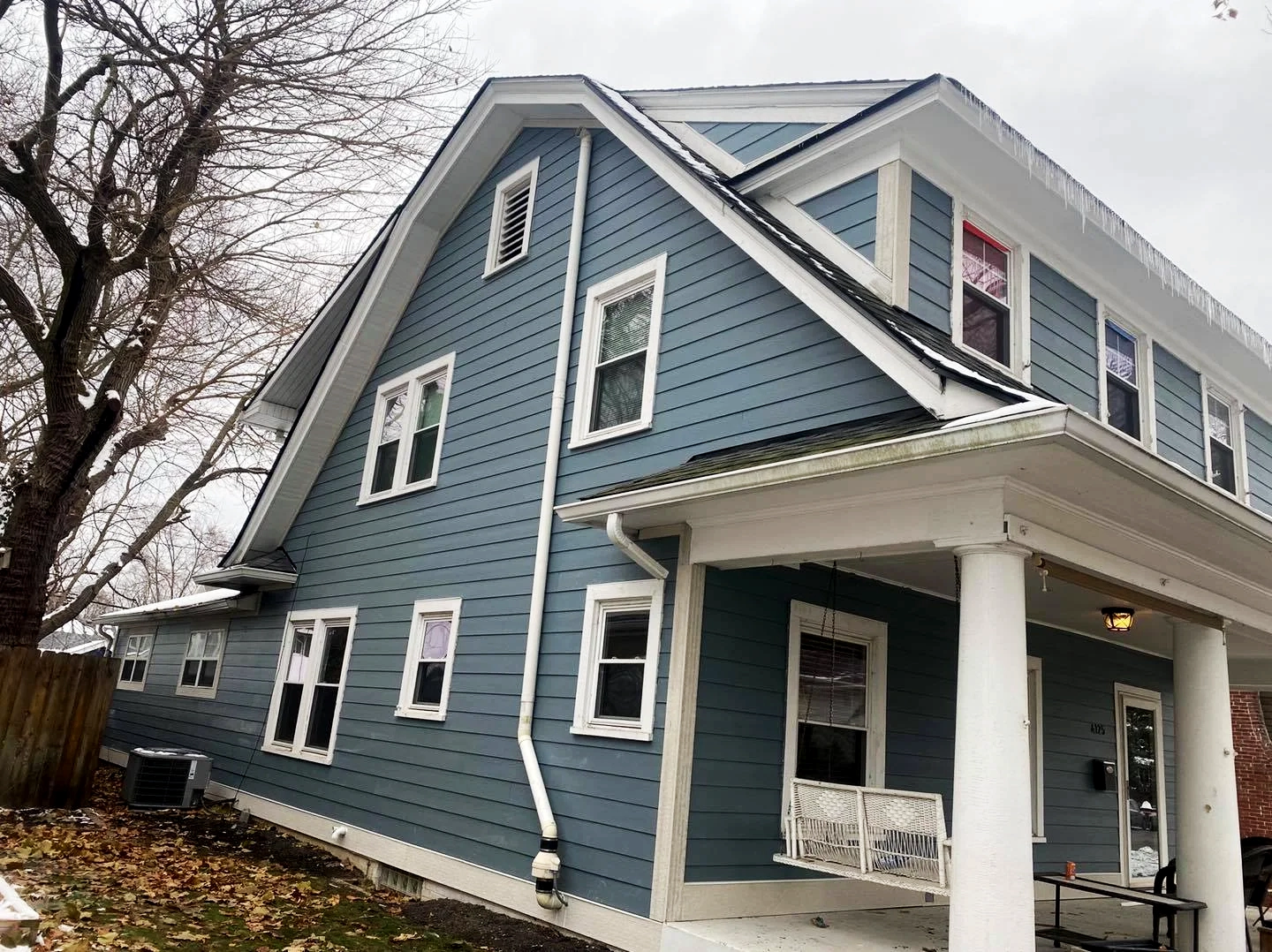 Leone residence — new siding completed