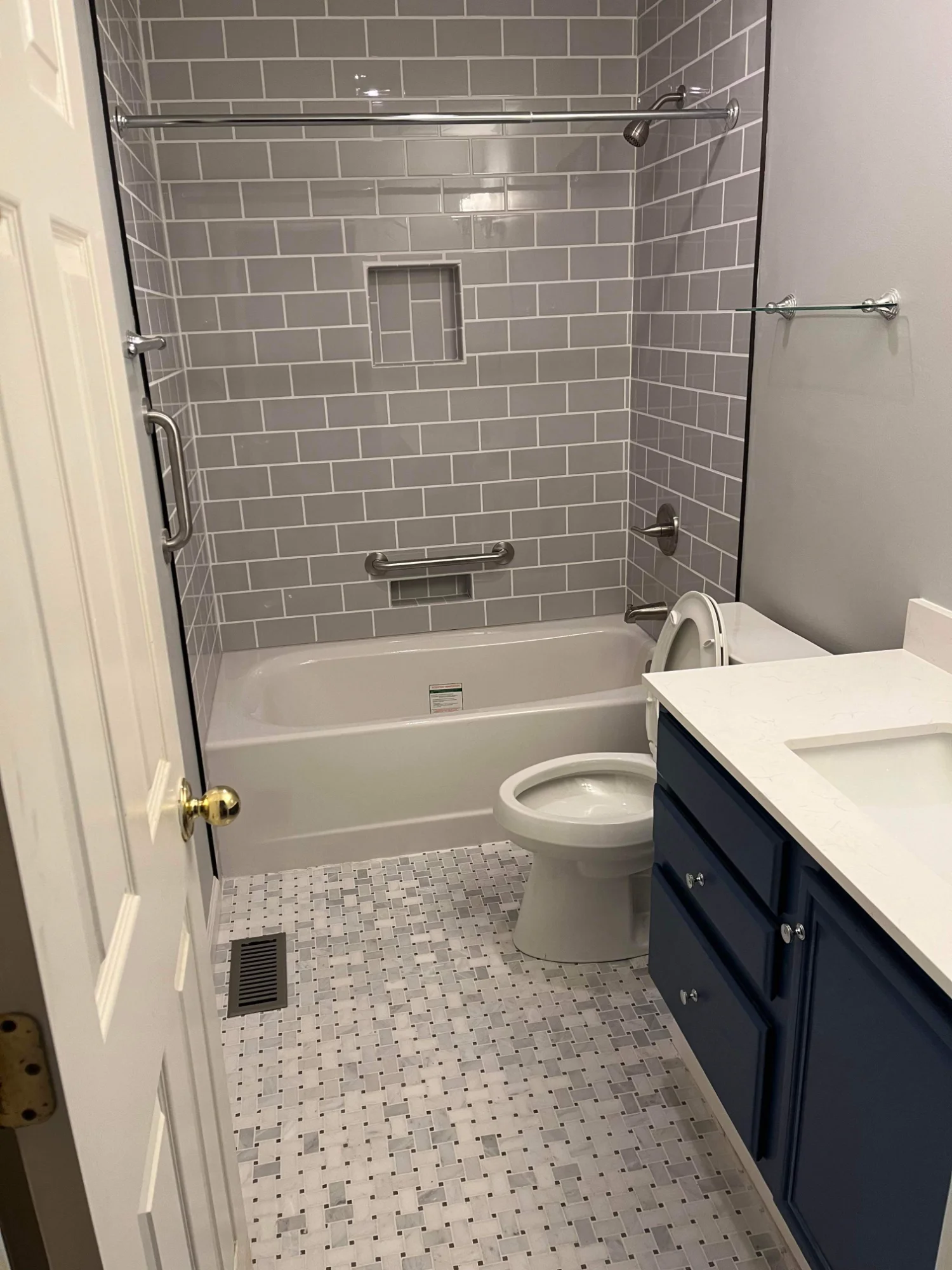 Vanity installation completed by Terry Brodnik Group in Brownsburg Indiana