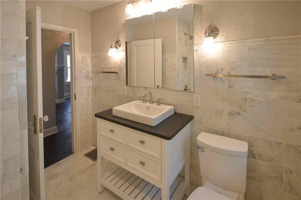Tile floor installation in Brownsburg IN by Terry Brodnik Group