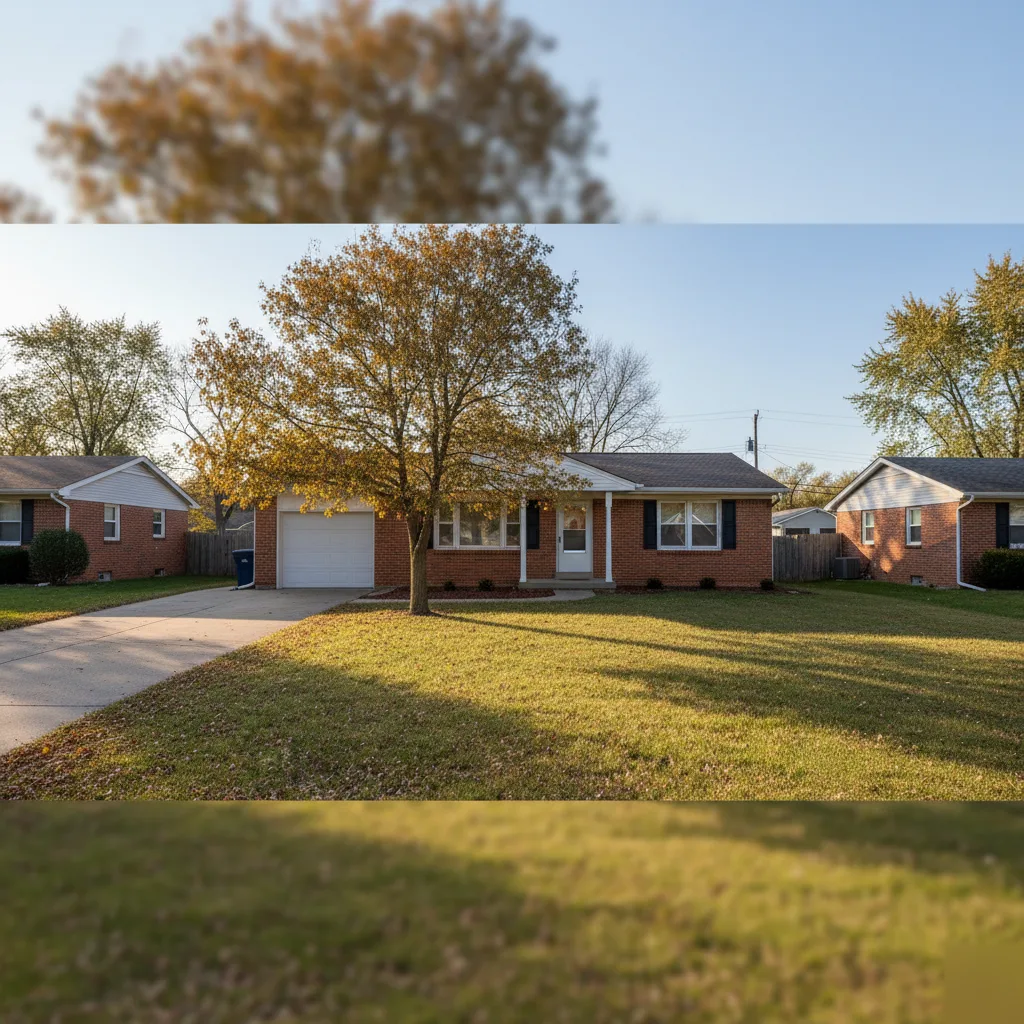 Typical Brownsburg, Indiana ranch home — the style of home most commonly remodeled by Terry Brodnik Group