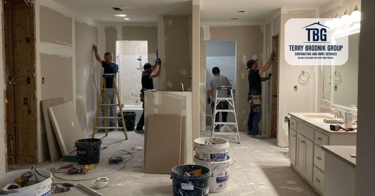 Bathroom Remodel Working on site